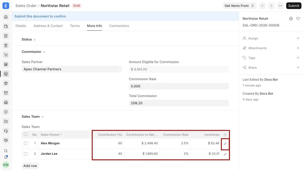 Calculate Incentive For Sales Team